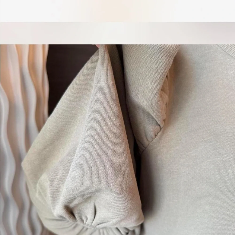 Rebecca Minkoff Tan Puff Sleeve Sheath Dress - Picture 4 of 7